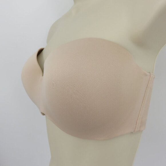 Maidenform 38C SE0004 Self Expressions Beige Strapless Underwire Bra Padded - Picture 4 of 13